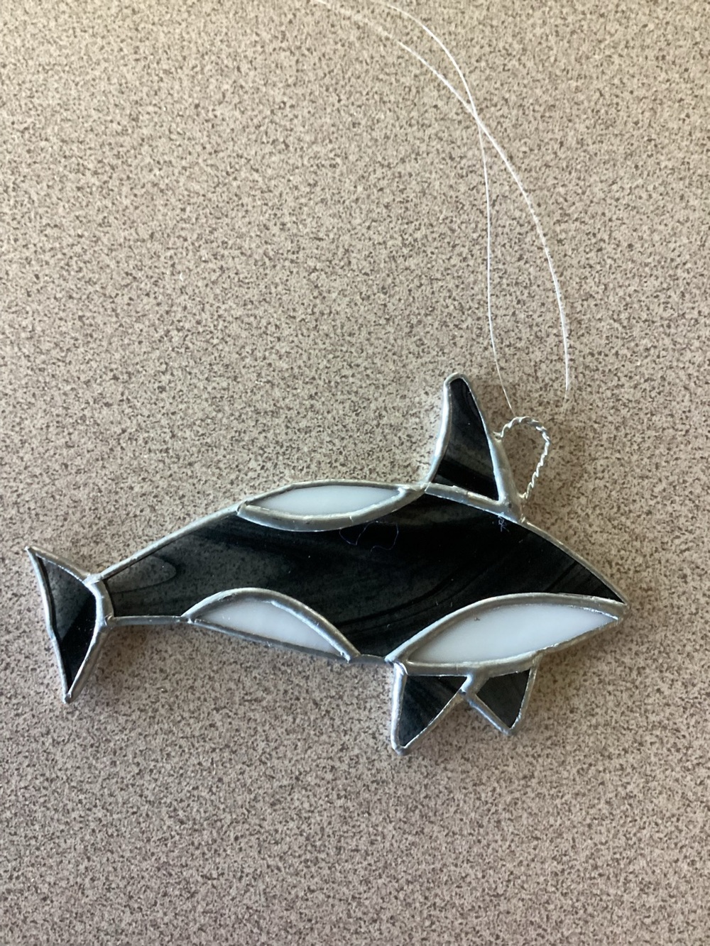 Stained Glass Orca